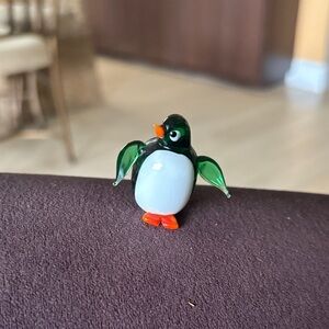 Glass Penguin Figurine